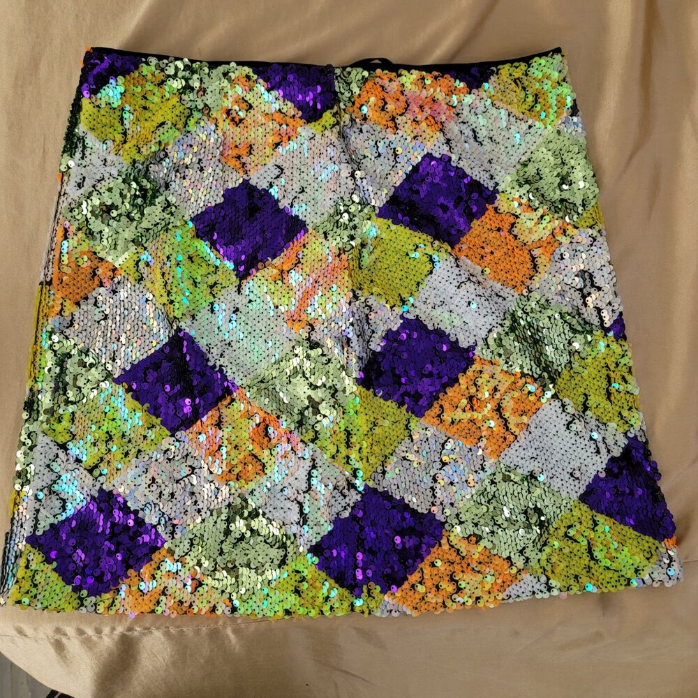 forever 21 Skirt size M sparkling multi color